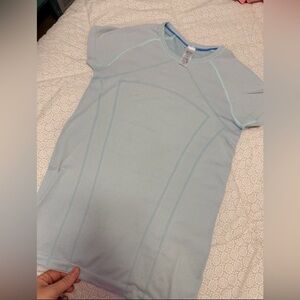 NOT AVAIL Shirt Girls 12 Short Sleeve Vented Stretch Athletic Lululemon